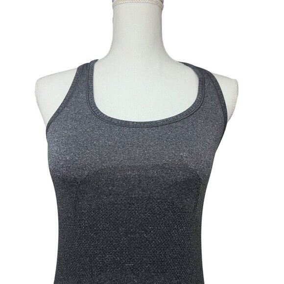 Lululemon Swiftly Tech Womens Dark Gray Racerback Tank Top Small Stretch Mesh - Picture 5 of 10